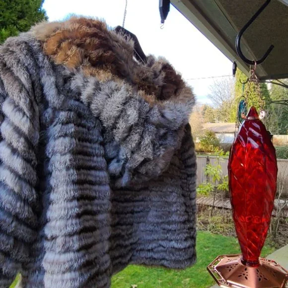 Fur Jacket-crop/reversible - Picture 3 of 3